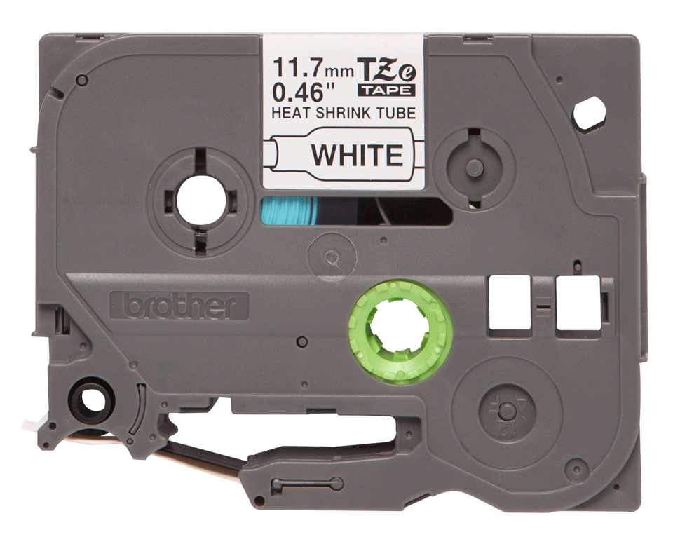Oriģināla Brother HSe-231 termosēžas cauruļveida uzlīmju lentes kasete - melnas drukas, balta - 11.7mm plata 2